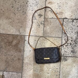 Louis Vuitton Monogram Crossbody Bag in Brown and Tan
